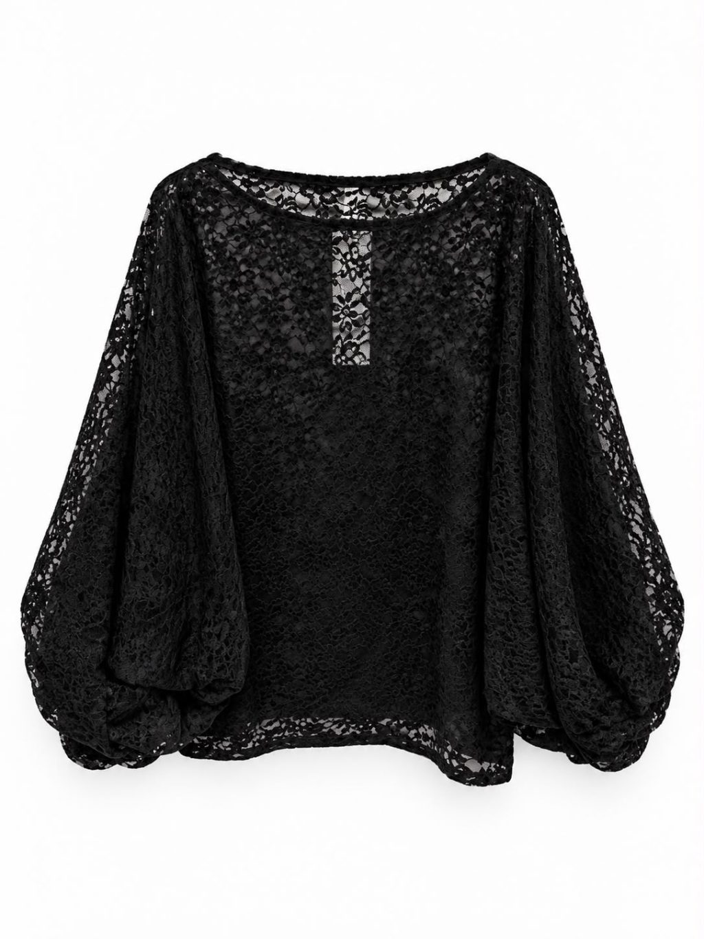 1977 Top Lace Draped sleeves - Afbeelding 5