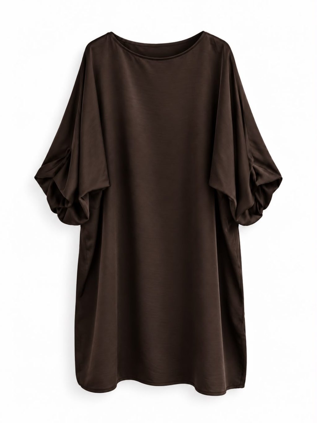 1978 Dress Balloon Satin look - Afbeelding 2