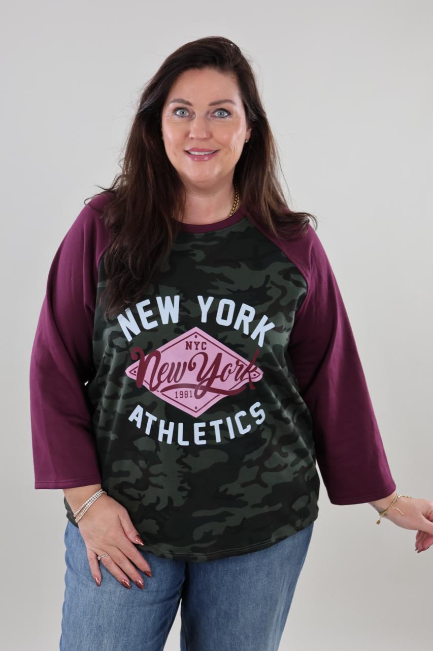 1981 Shirt NY Long sleeve Army - Afbeelding 2