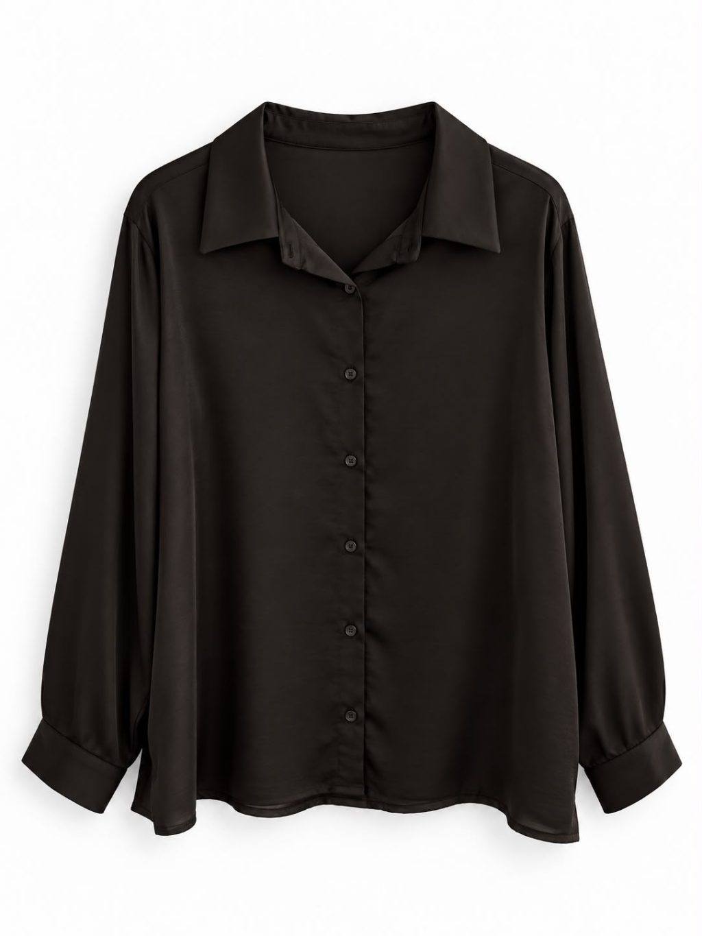1982 Blouse Satin look Basic - Afbeelding 4