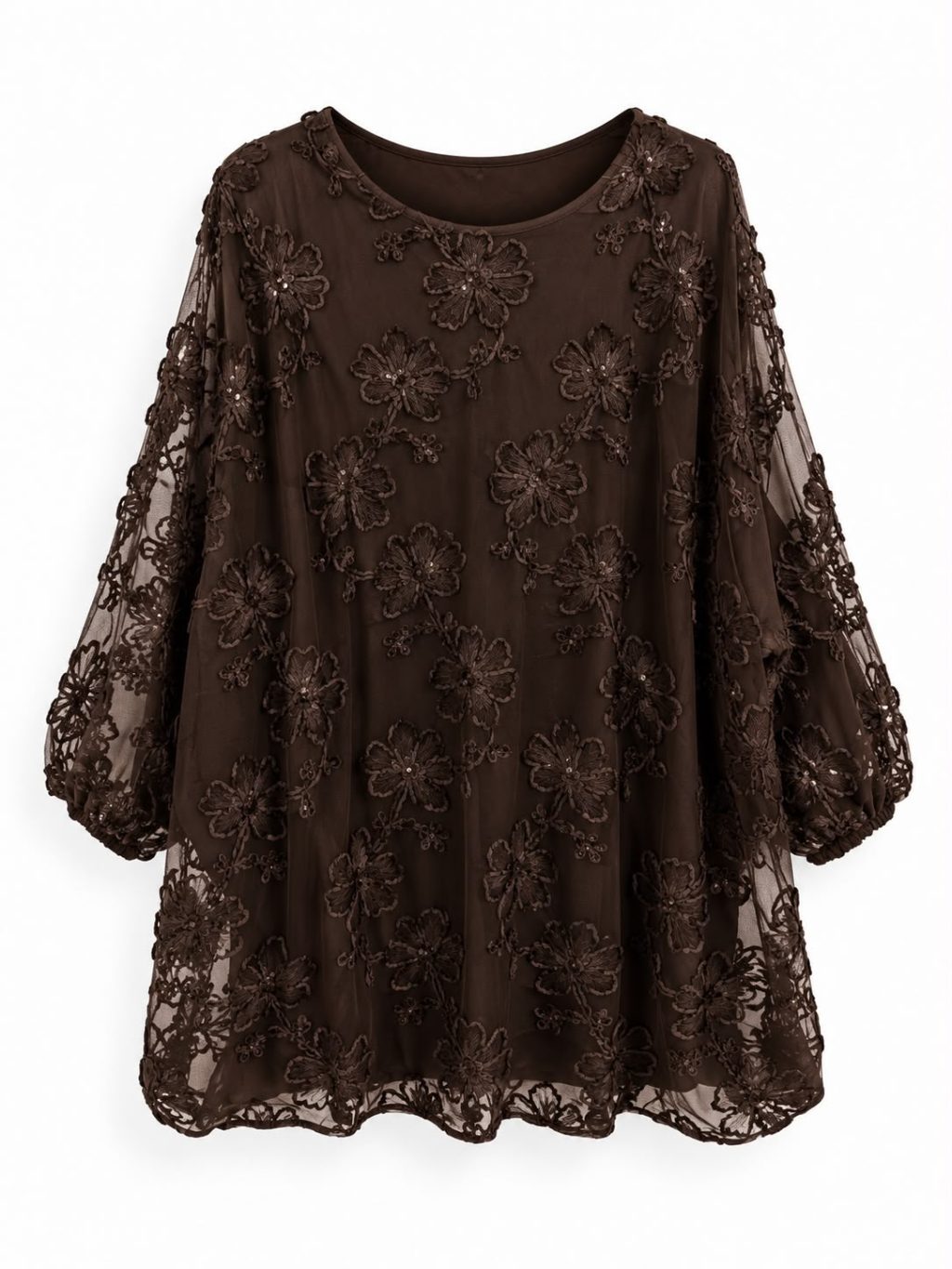 1986 Top Mesh Floral - Afbeelding 3