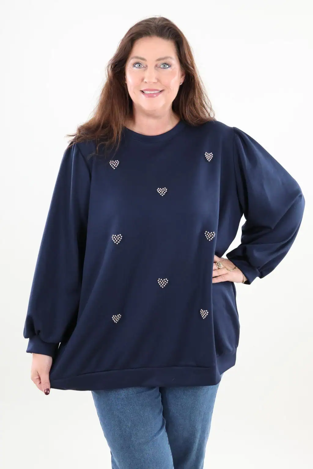 1891 Sweater Heart Pearls - Afbeelding 3