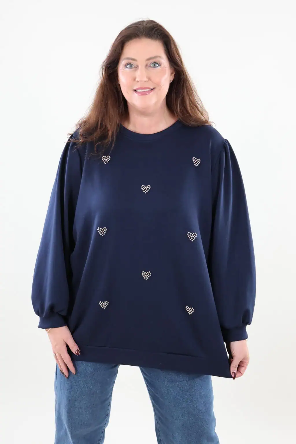 1891 Sweater Heart Pearls