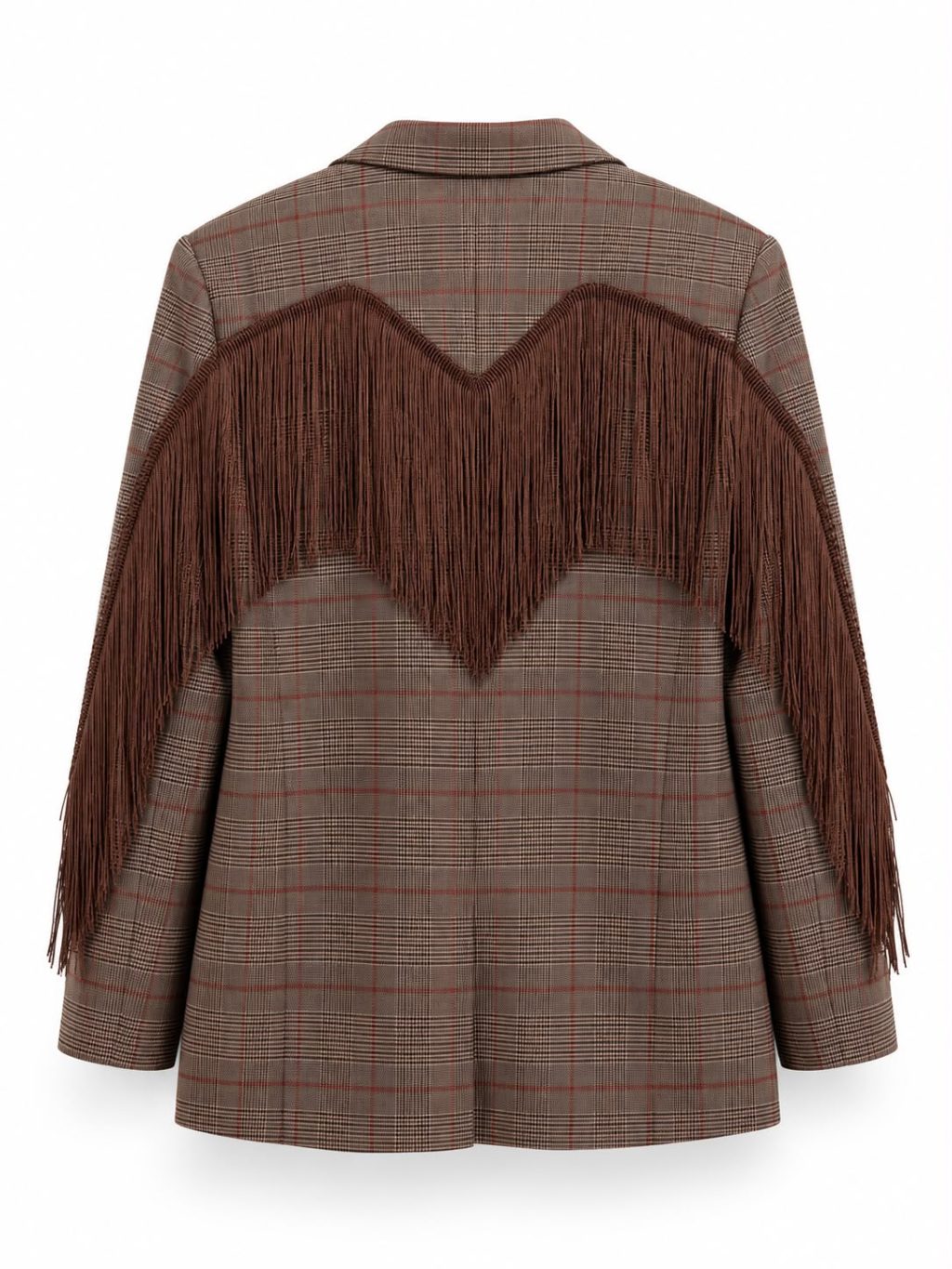 1938 Blazer Ruitjes Fringe - Afbeelding 5