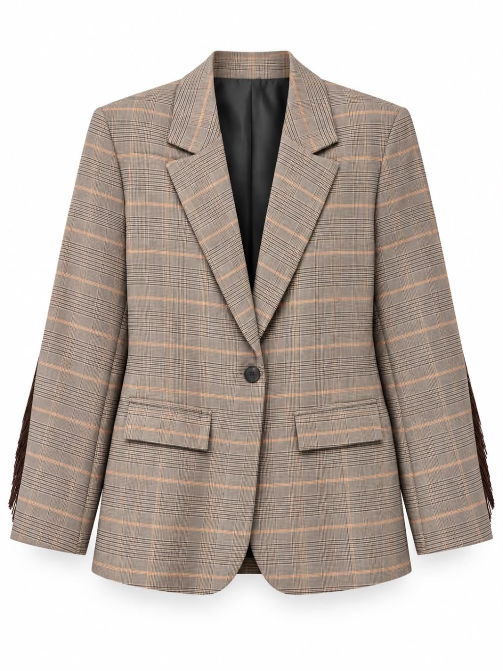 1938 Blazer Ruitjes Fringe - Afbeelding 3