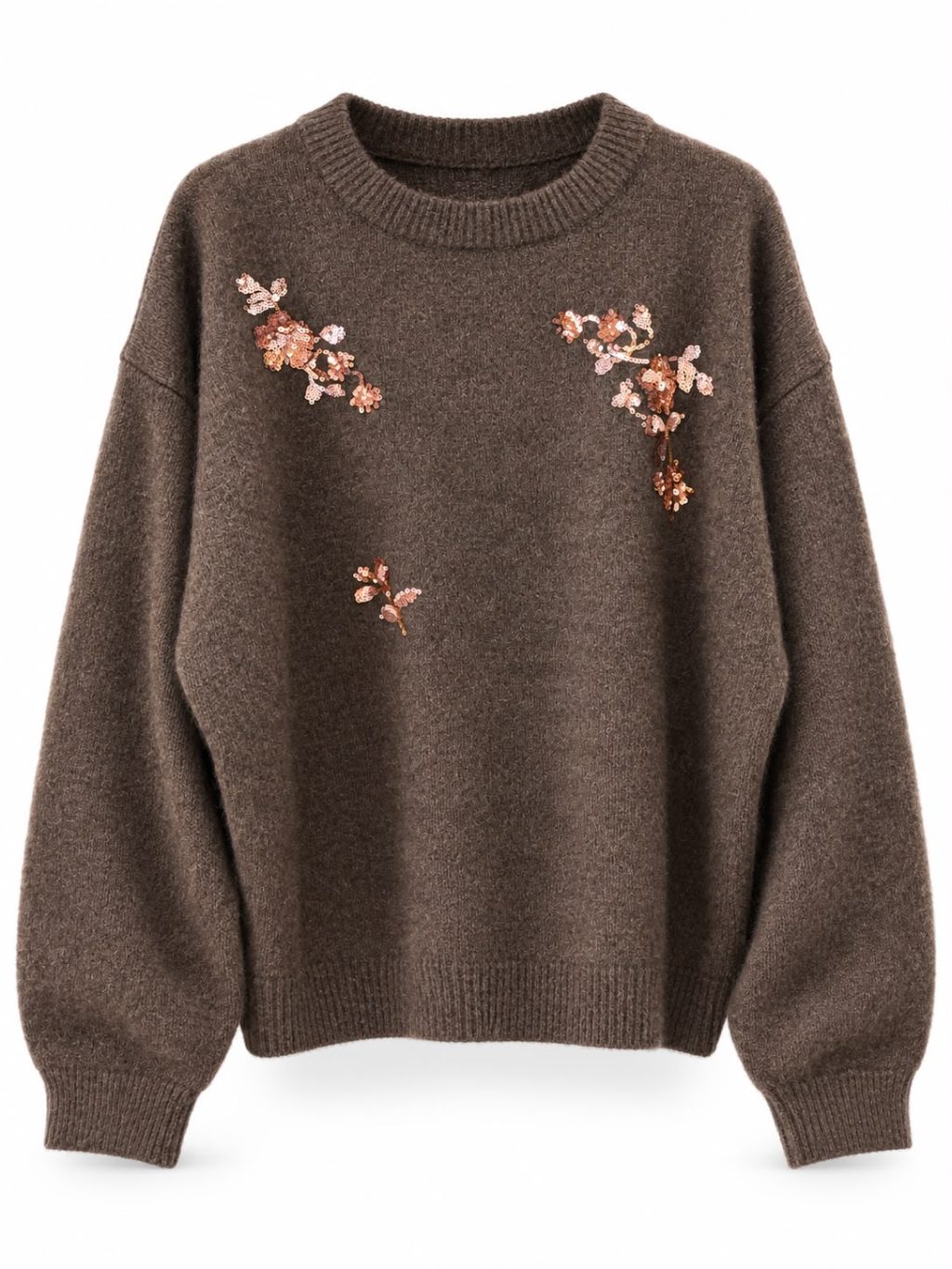 Vero Moda Curve 160 vmc amelia o- neck sequince pullover - Afbeelding 4