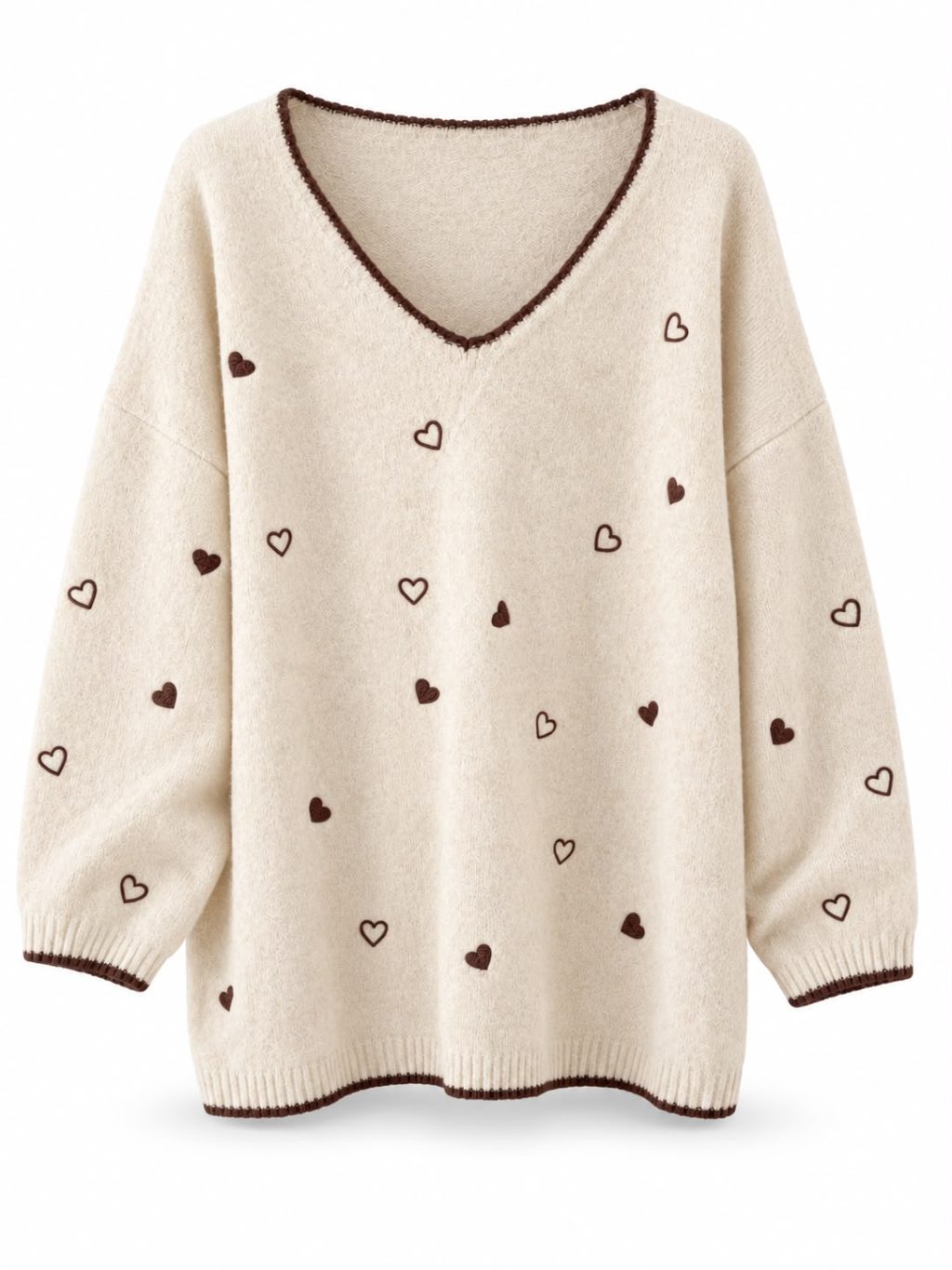 1949 Sweater Hearts V-Neck - Afbeelding 6