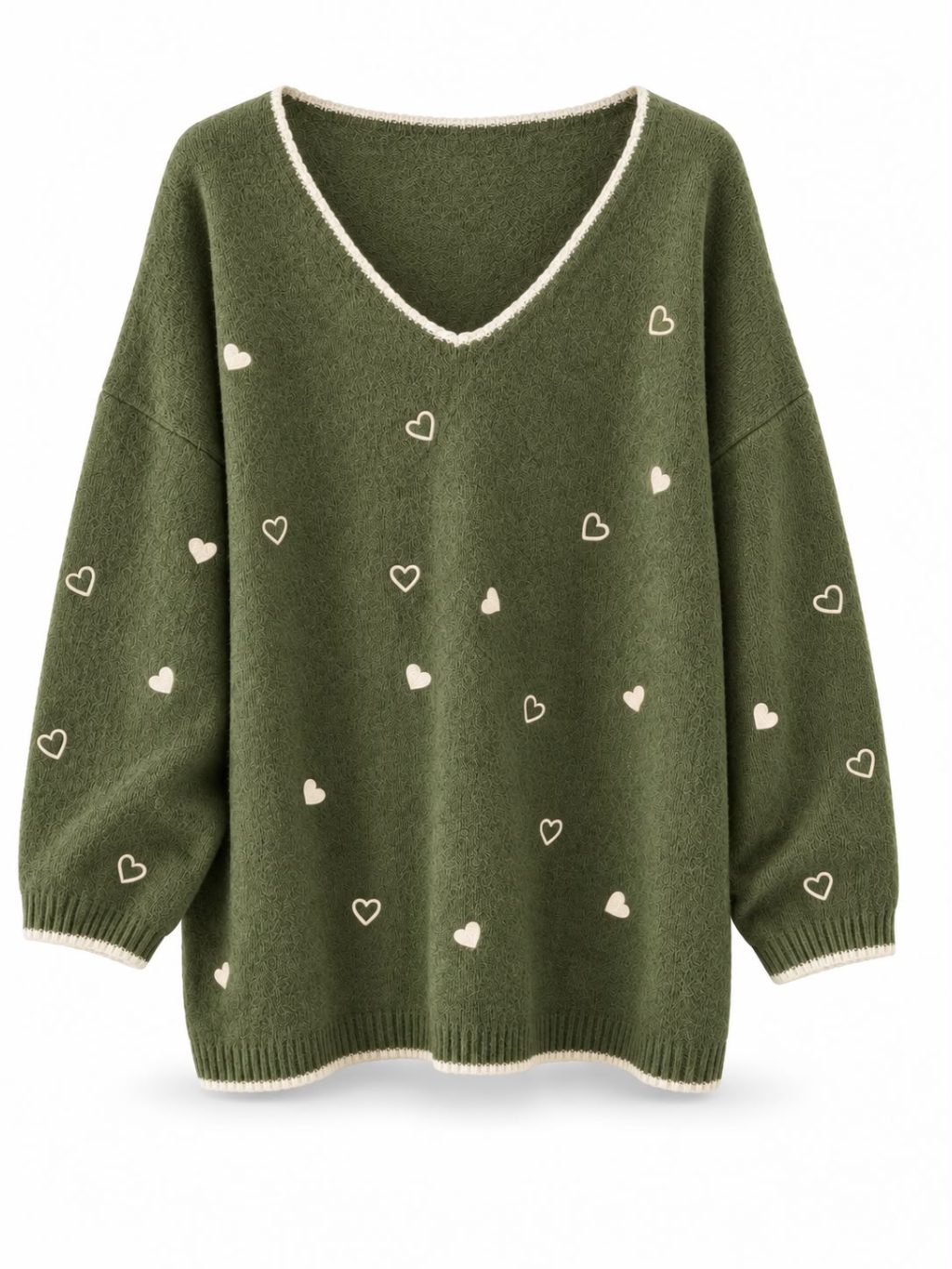 1949 Sweater Hearts V-Neck - Afbeelding 3