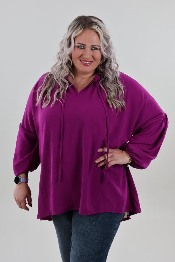 1950 Blouse Basic Balloon Sleeve