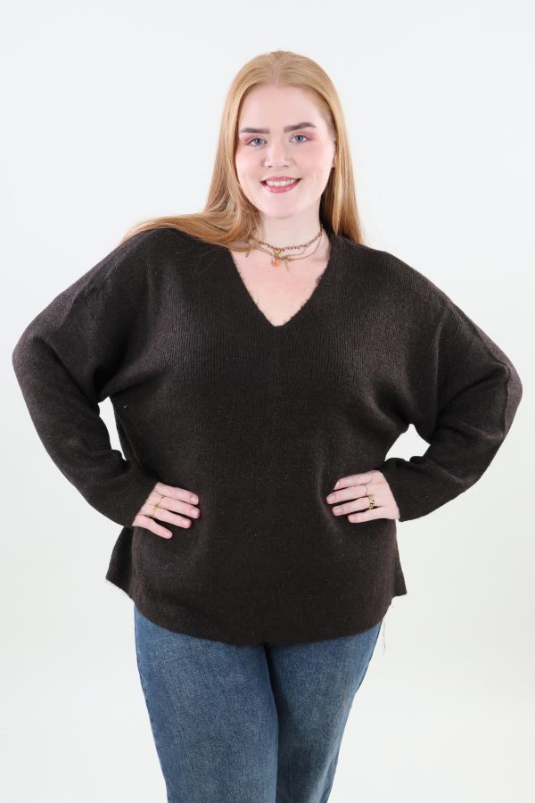 Vero Moda Curve 161 vmc crewlefile glitter