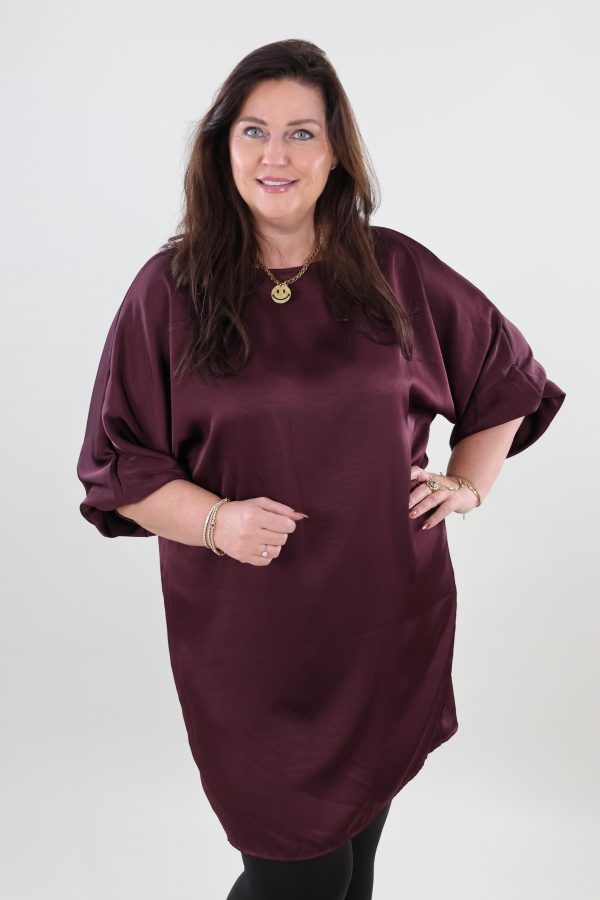 1978 Dress Balloon Satin look