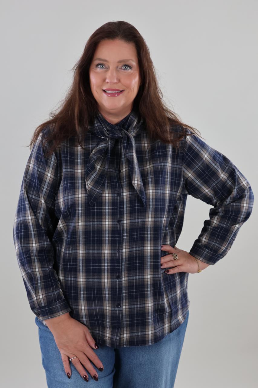 Vero Moda 140 tilda scarf shirt - Afbeelding 2