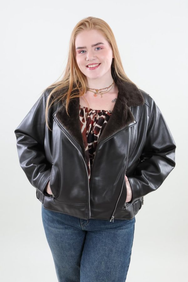 Vero Moda Curve 158 vmc Hailey short coated jacket