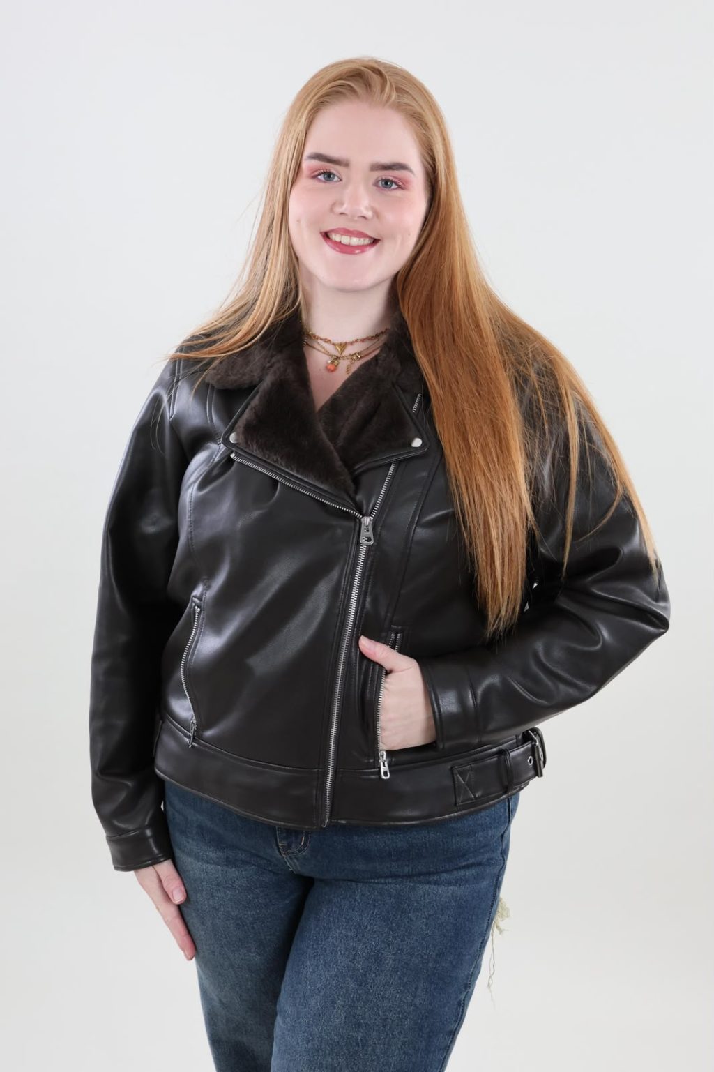 Vero Moda Curve 158 vmc Hailey short coated jacket - Afbeelding 6