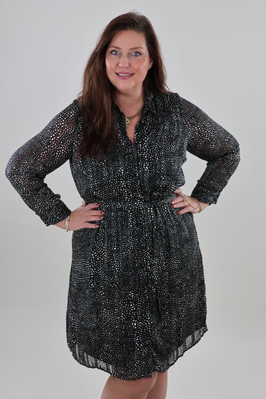 Vero Moda Curve 162 vmc nabila gedna shirt dress - Afbeelding 2